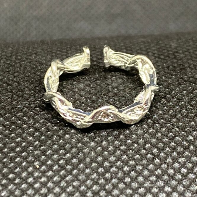 VN1244 Anillo Trama de Plata