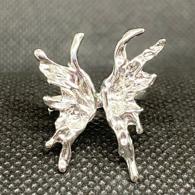 VN1228 Anillo Mariposa Plateada