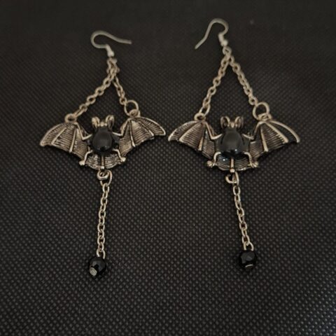 VN1267 Aretes de Murcielago y Cadena