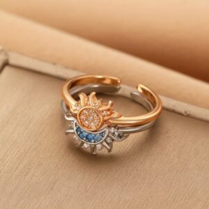 VN1330 Anillos de Pareja Sol y Luna