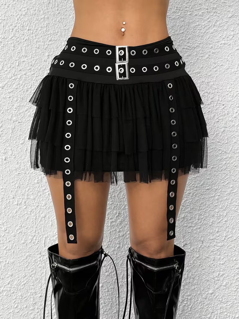 vn1342 falda cinturón con ojales múltiples T/S