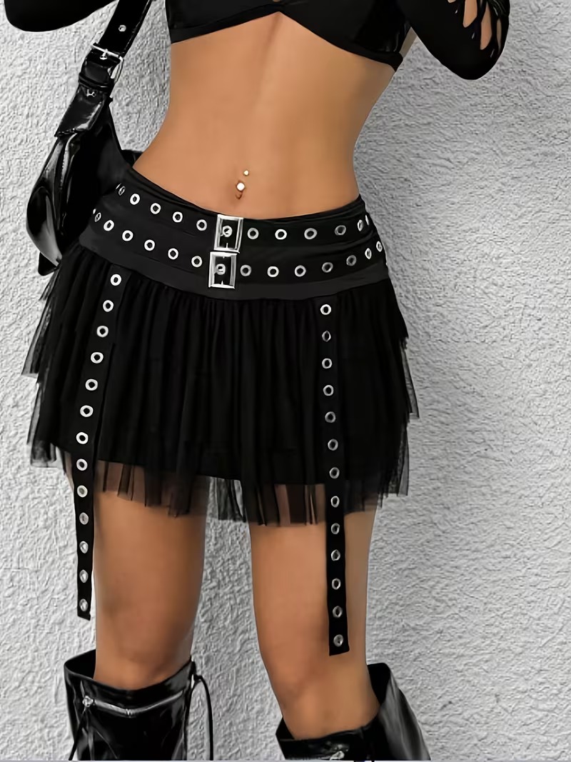 vn1342 falda cinturón con ojales múltiples T/S - Image 2