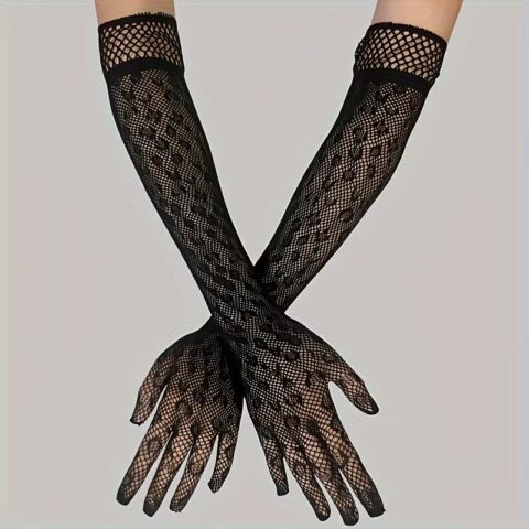 vn1343 guantes mitones de malla jaguar