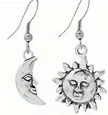 vn1353 pendientes luna y sol