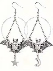 vn1356 pendientes de murciélago