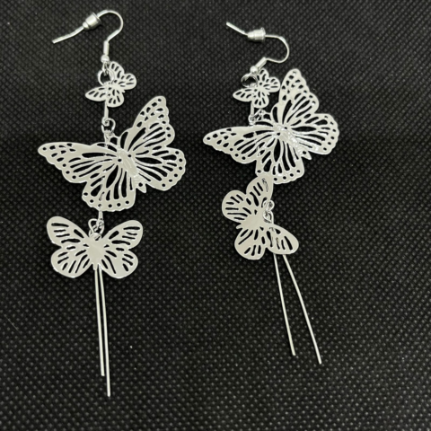 vn1354 pendientes mariposas