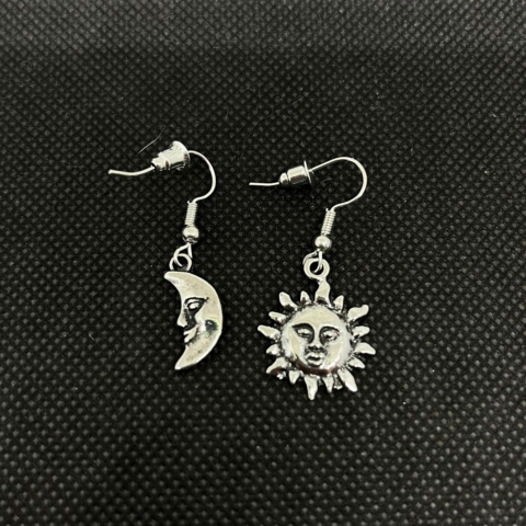 vn1353 pendientes luna y sol