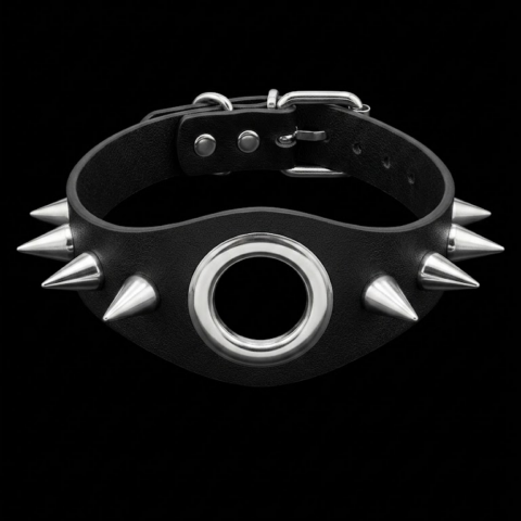 sp151 choker negro aro en medio
