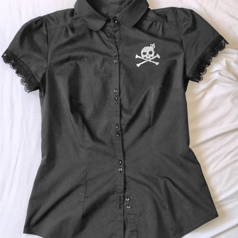 vn1367 Camisa skull T/M