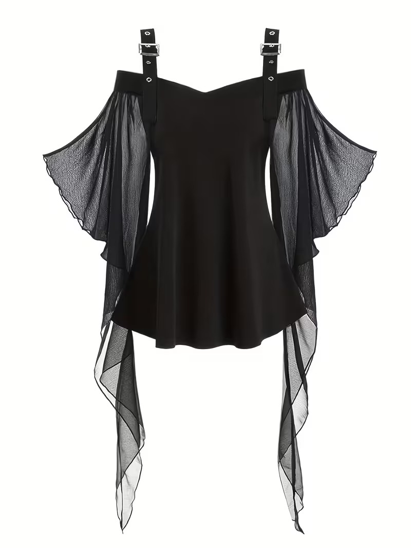 vn1373 Blusa con mangas volantes T/M - Image 2