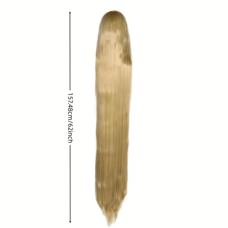 vn1415 Peluca rubia recta 157 cm estilo Rapunzel - Image 2