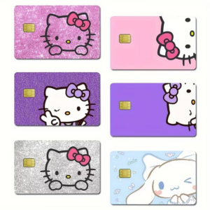 vn1401 Pegatina Tarjeta crédito débito SANRIO (solo parte frontal)