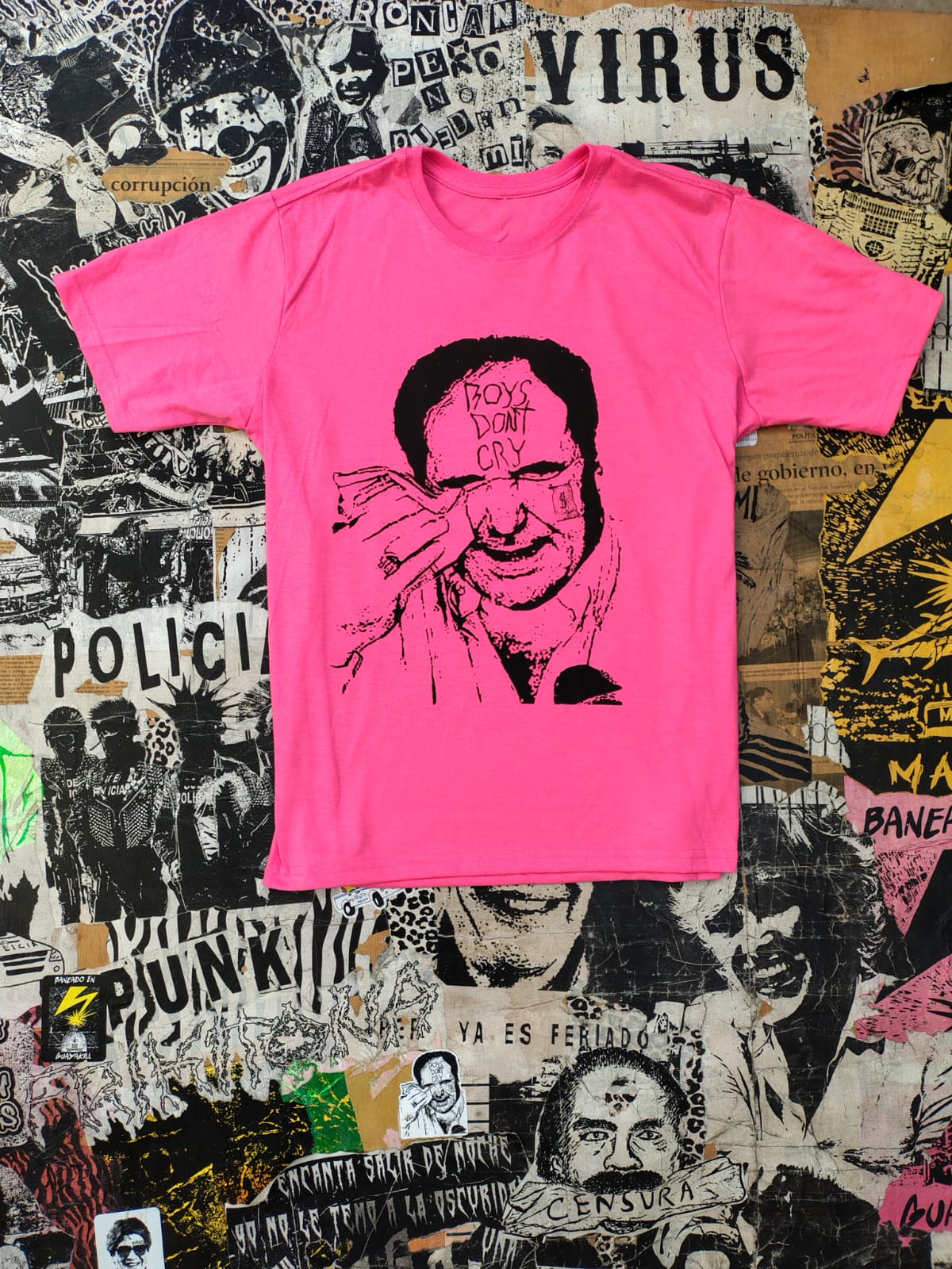 BL2 Camiseta boys dont cry rosada
