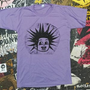 BL9 camiseta morada detalles en cuello y mangas T/L