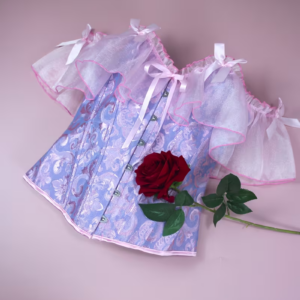 vn1452 Corset rosado y lila