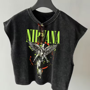 vn1511 Musculosa nirvana deslavada T/M